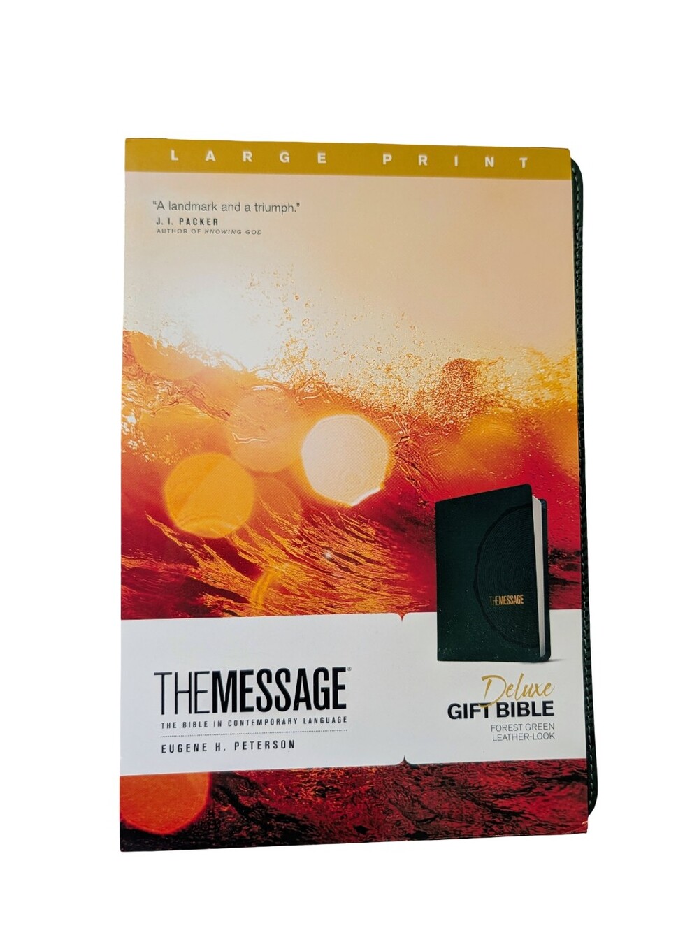 The Message Deluxe Gift Bible Large Print Contemporary Reading Translation
